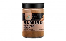 Leanbeing Almond Butter Creamy   Plastic Jar  500 grams